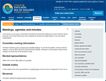 Tablet Screenshot of democracy.anglesey.gov.uk