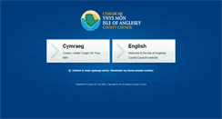 Desktop Screenshot of anglesey.gov.uk