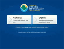Tablet Screenshot of anglesey.gov.uk